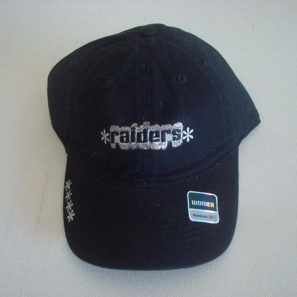 RAIDERS WOMENS REEBOK HAT CAP VINTAGE Y2K‎ 00S R1